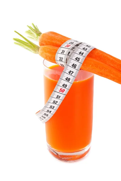 Freshly blended carrot juice — Stock Photo, Image