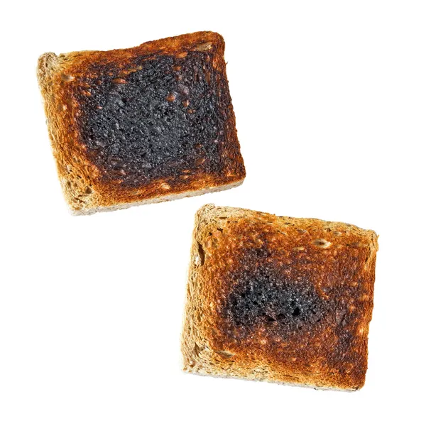 Yanmış tost — Stok fotoğraf