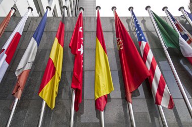 International flags clipart