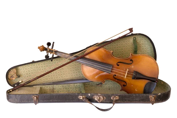 Vecchio violino — Foto Stock