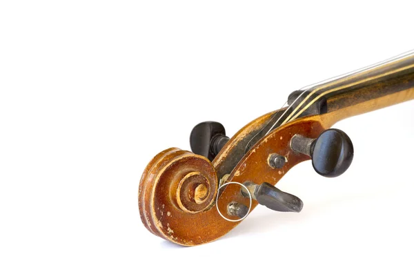 Velho violino — Fotografia de Stock