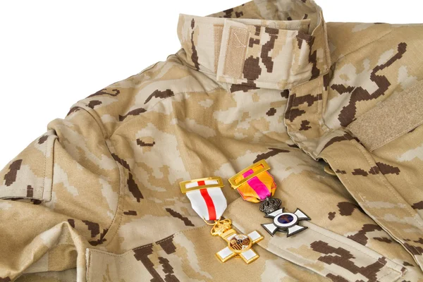 Uniform with its medals — Stock Photo, Image