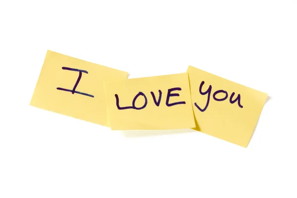 I love you message — Stock Photo, Image