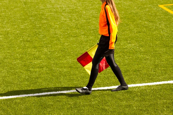 kadın futbol hakemi