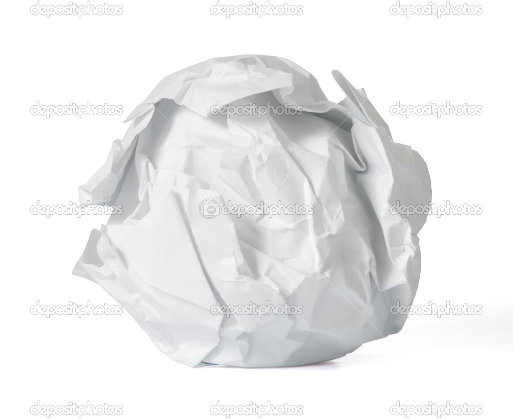 Resultado de imagen de una bola de papel