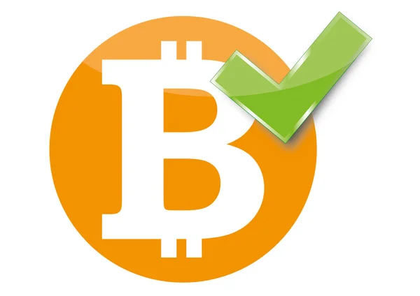 bitcoin işareti kabul