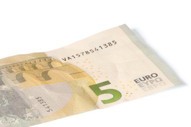 yeni beş euro banknot