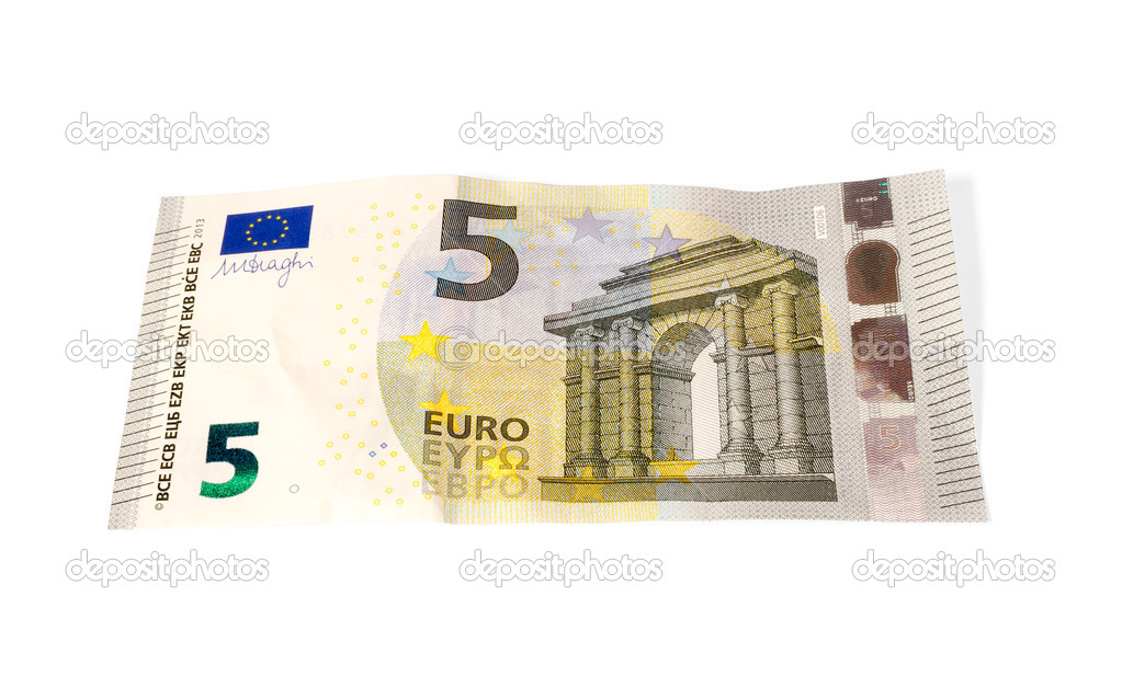 New five euro banknote