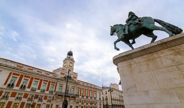 Πλατεία Puerta del sol — Φωτογραφία Αρχείου