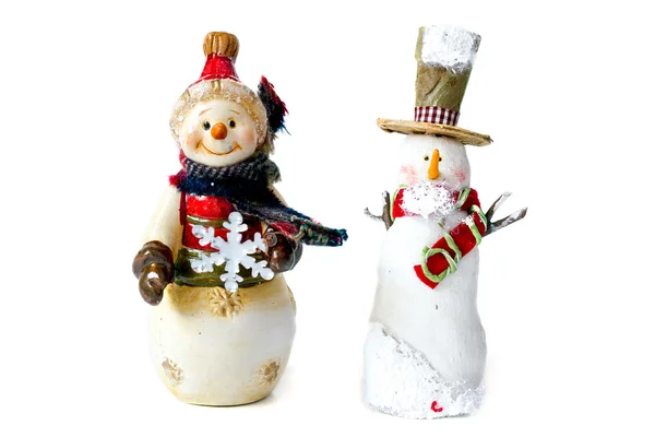 Christmas snowmen — Stock Photo, Image