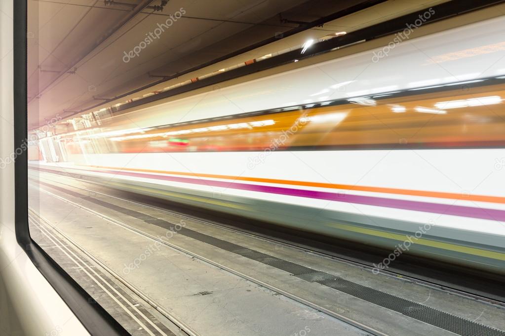 Motion blur train