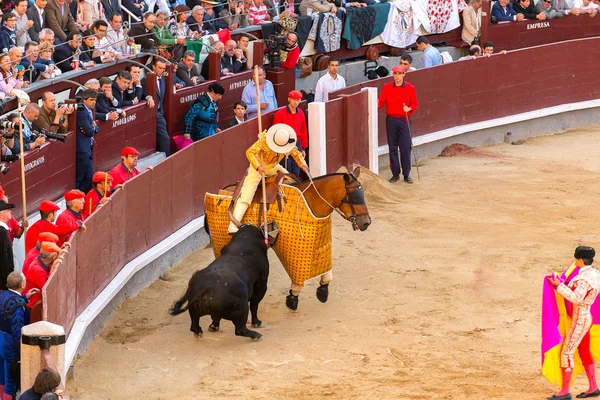 Stierengevecht in Madrid, Spanje — Stockfoto