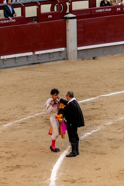 Stierengevecht in Madrid, Spanje — Stockfoto