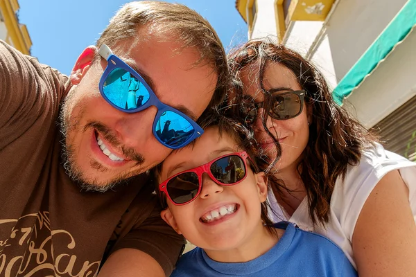 Selfie rodina — Stock fotografie