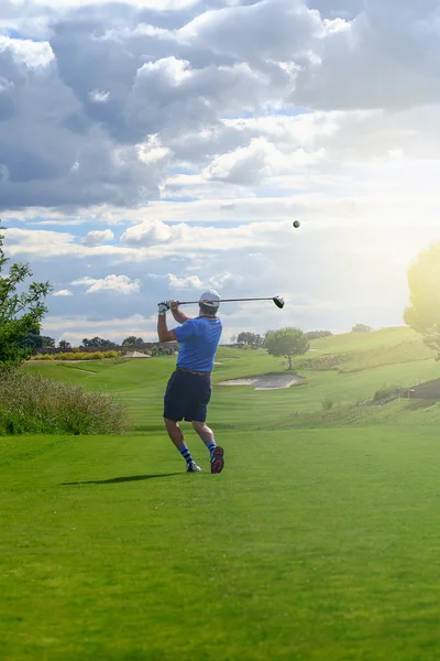 Golfový hráč — Stock fotografie