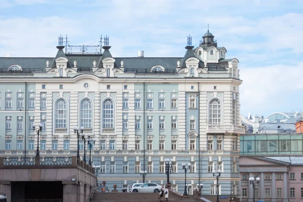 MOSCOW, RUSSIA - październik 01, 2018. Starożytny budynek w Kopievsky Lane 3 — Zdjęcie stockowe