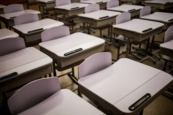 Sala Aula Uma Creche Sem Filhos Professor — Fotografia de Stock