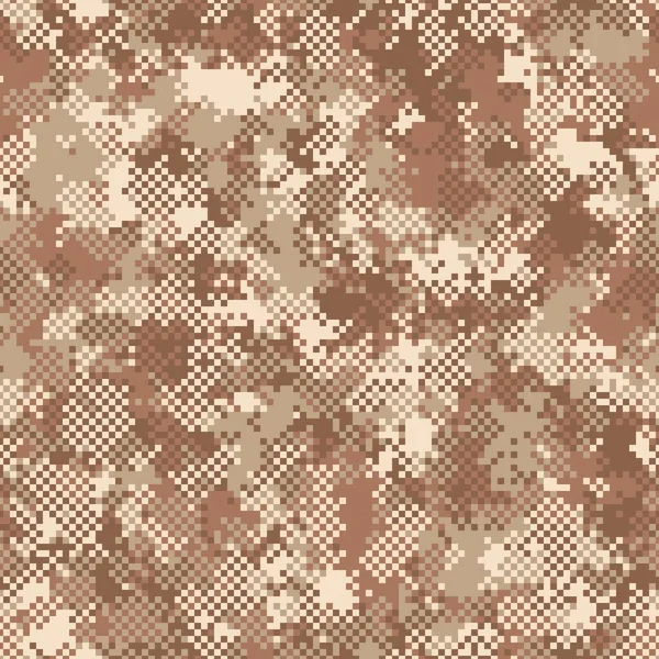 Camouflage pattern background. Classic clothing style masking camo repeat print — Stock Vector