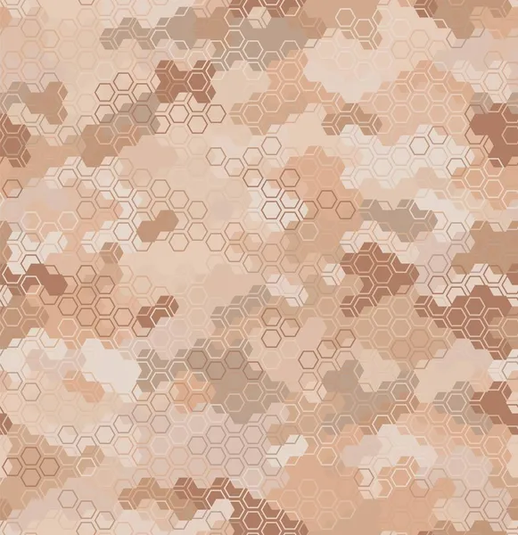 Textura militar camuflaje patrón sin costuras. Adorno camuflaje moderno abstracto — Vector de stock