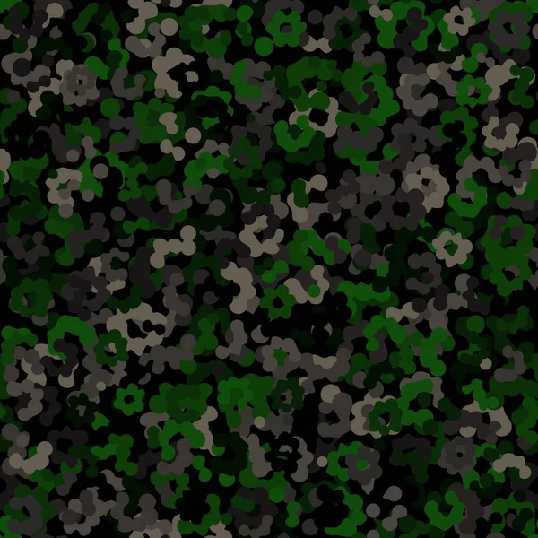 Fundo de padrão de camuflagem. Estilo de roupa clássica mascaramento camo repetição imprimir — Vetor de Stock