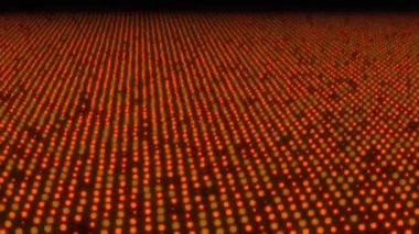 Farklı renk yanıp sönen LED ışık disko duvarı arkaplan döngüsü