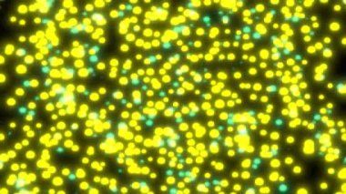 Sihirli Neon Parçacıkları Noel için kusursuz animasyon arkaplanı dansı