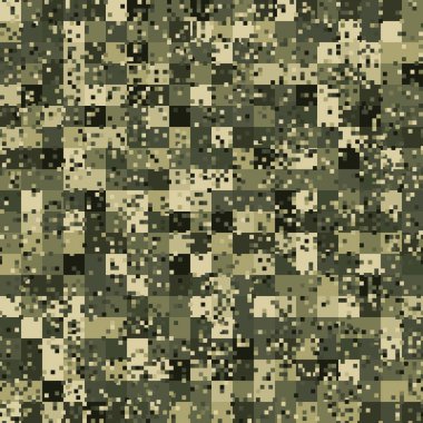 Askeri kamuflaj deseni kusursuz. Soyut ordu vektör çizimi