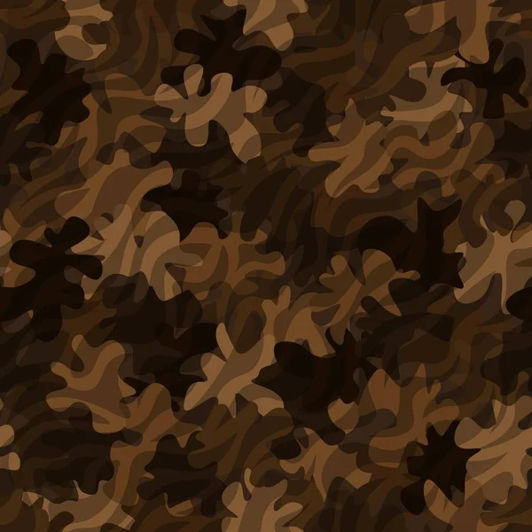 Camouflage modello senza cuciture sfondo mascheramento camo ripetizione stampa — Vettoriale Stock