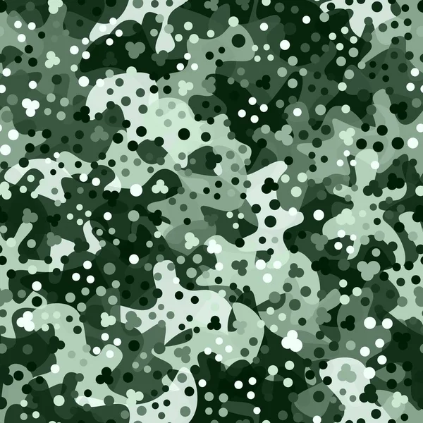 軍のテキスタイルプリントのためのシームレスなデジタルツンドラスポット迷彩テクスチャベクトル — ストックベクタ