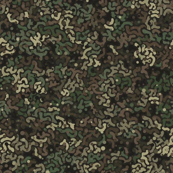 Camouflage numérique motif sans couture. Armée abstraite ou décoration de masquage de chasse — Image vectorielle