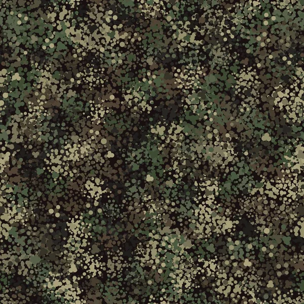 Textur Militär Camouflage nahtlose Muster. Abstrakte Armee-Vektor-Illustration — Stockvektor