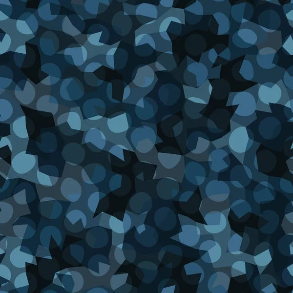 Textura digital geoemétrica patrón poligonal camuflaje sin costura — Vector de stock
