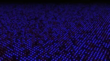 Farklı renk yanıp sönen LED Parlak Işıklar Disko Döşeme Paneli arkaplan döngüsü