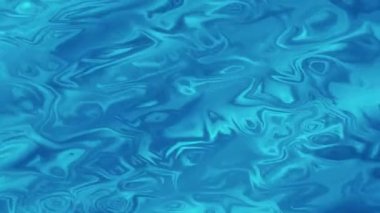 Blue Liquid Background Waving Water Fluid 3D Texture Abstract Surface 4K