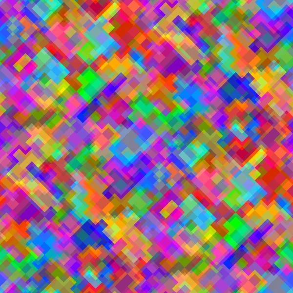 Random Seamless Mosaic Pattern Toy Candy Colors Vector Camouflage Seamless — 스톡 벡터
