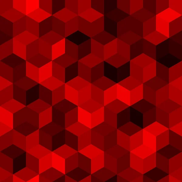 赤いルビーの抽象的なパターン 結晶幾何学的背景 血の宝石多角形の結晶質 Webデザイン 装飾用のベクトルカラーの六角形のガラスコンセプト — ストックベクタ