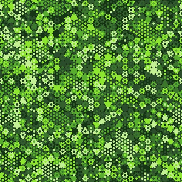 Texture Militaire Pomme Vert Couleurs Bois Camouflage Motif Sans Couture — Image vectorielle