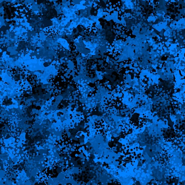 Лазурний Синій Безшовний Камуфляжний Візерунок Повторюючи Цифрові Пунктирні Вогнепальні Камо — стоковий вектор