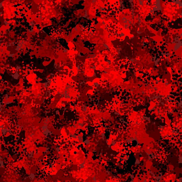 Camouflage Urbain Différentes Nuances Rouge Marron Noir Modèle Sans Couture — Image vectorielle