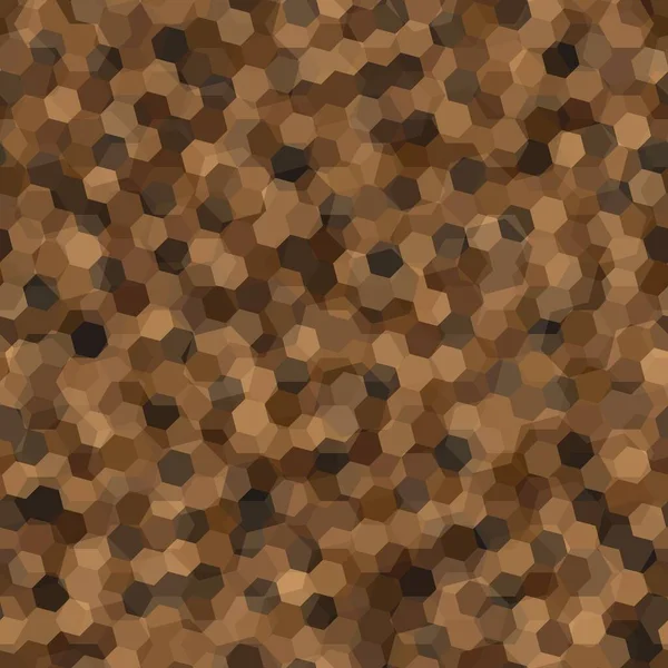 Hexagonal Desert Storm Camouflage Seamless Pattern Vector Stock Illustration Résumé — Image vectorielle