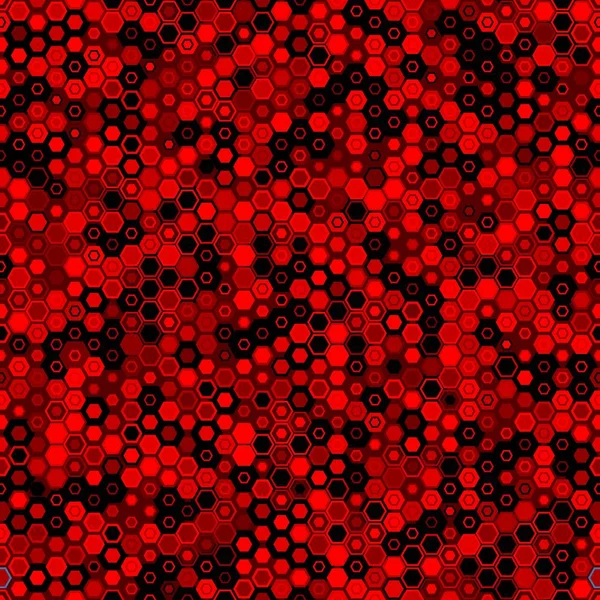 Textur Militär Rot Und Schwarz Halbton Farben Städtischen Camouflage Nahtlose — Stockvektor