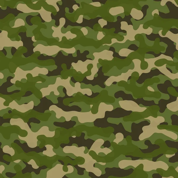 Camouflage Fond Motif Sans Couture Style Vestimentaire Classique Camouflage Imprimé — Image vectorielle