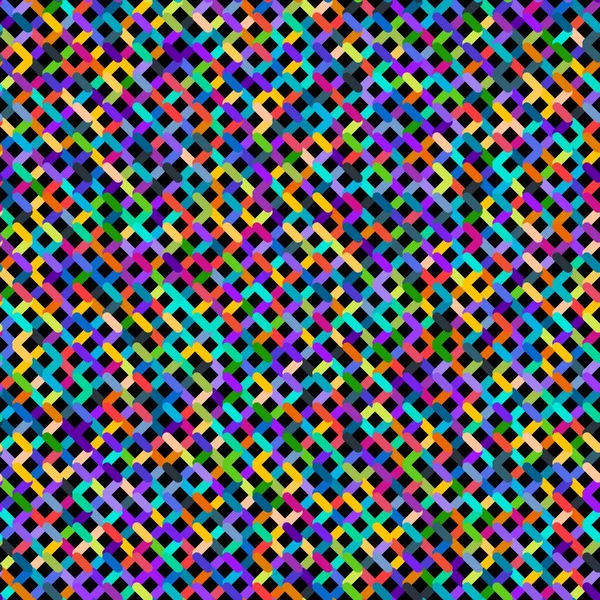 Rainbow Color Chaos Camouflage Naadloze Patroon Textuur Gloeiende Kleur Graphic — Stockvector