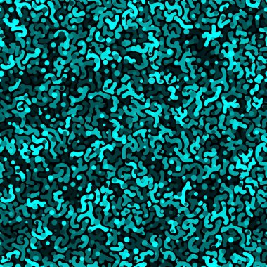 Vektör el çizimi monokrom temizleyici balık derisi dikişsiz desen. Toxic Cyan dekoratif iz sürme arkaplan dokusu tasarım veya baskılar için. Soyut ordu ya da maskeleme tekstil baskısı.