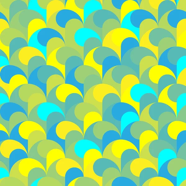 Abstract Yellow Blue Color Spectrum Seamless Pattern Colorful Background Vector — Stock vektor