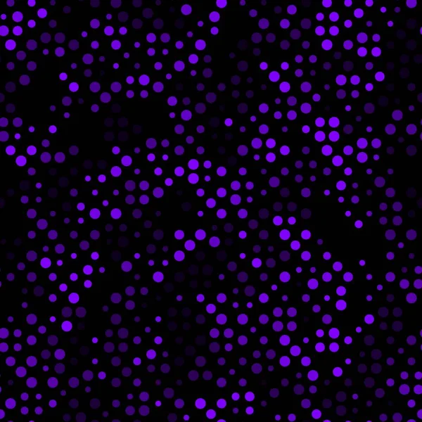 Digital Monochrome Purple Dots Camouflage Seamless Pattern Abstract Military Geometric — 스톡 벡터