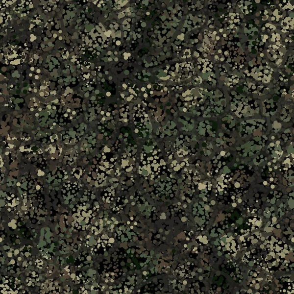 Decorative Flecktarn Camouflage Pattern Background Original Clothing Style Masking Camo — Image vectorielle