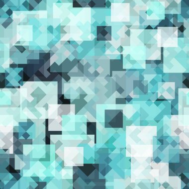 Skyblue yarım ton renkli kamuflaj dokusu pürüzsüz desen. Ordu ve avcılık için soyut sanatsal modern askeri kamuflaj. Kumaş ve moda, uçsuz bucaksız fırın. Vektör illüstrasyonu