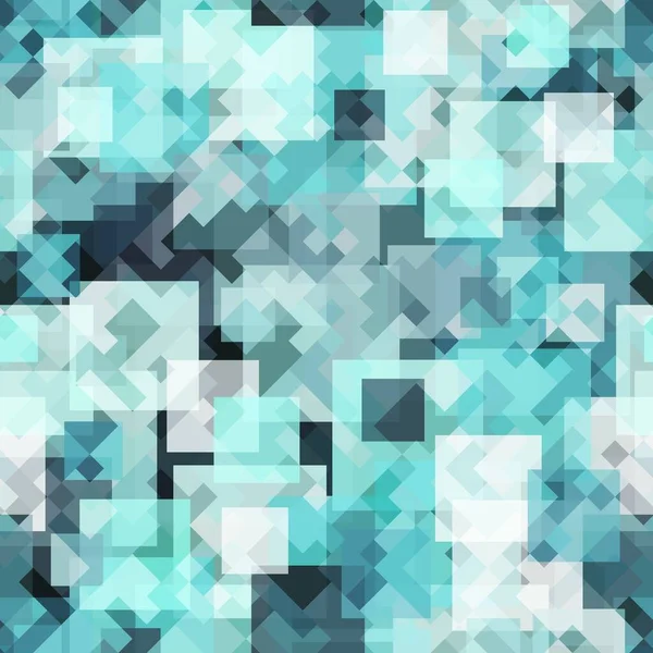 Skyblue Halftone Colored Camouflage Texture Seamless Pattern Abstract Artistic Modern — Vetor de Stock