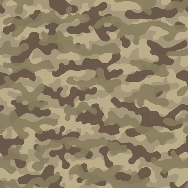 Camouflage Seamless Pattern Background Desert Urban Clothing Style Masking Camo - Stok Vektor